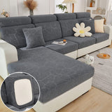 1 x RAW Customer Returns MINGPINHUIUS Sofa seat cushion cover, stretch sofa cover, universal elastic sofa seat cover, non-slip sofa cover, protective cover for sofa cushions, L-shaped chaise longue, furniture protection - RRP €24.78