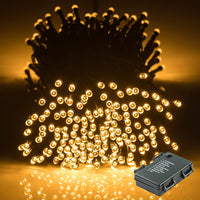 1 x RAW Customer Returns GlobaLink LED fairy lights battery, 300 LEDs 40 m warm white outdoor Christmas lighting with 8 modes and timer, waterproof IP44 for outdoor and indoor Christmas rooms, windows, stairs, railings, garden - RRP €24.91