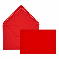 1 x RAW Customer Returns Edition Seidel 50 red premium envelopes, coloured envelopes, format similar to B6 12.0 x 17.5 cm, 80 g m red, 50 pieces pieces piece  - RRP €12.99