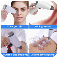 1 x RAW Customer Returns 24 Piece Cupping Set, Electric Cupping Therapy Set with Pump, Rechargeable, Vacuum Adjustable Suction Set Gua Sha One Button Start, Pain Relief for the Back Body - RRP €77.66