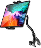 1 x RAW Customer Returns Gooseneck Spinning Bike Tablet Mount, woleyi Indoor Handlebar Treadmill Bicycle Tablet Holder Stand with Flexible Long Arm, for iPad Pro 12.9 11 .9.7, Air Mini, iPhone 4-13 Cell Phones and Tablets - RRP €34.99