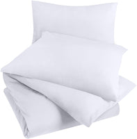 1 x RAW Customer Returns Utopia Bedding Duvet Cover Bed 150 - Microfiber Duvet Cover Set 230x220 cm and 2 Pillowcases 50x75 cm White  - RRP €18.31