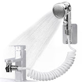 3 x RAW Customer Returns Hand shower for washbasin, Cevillae shower head for washbasin with 3M hose, washbasin shower for washing hair with holder, adapter for disabled people, elderly people, newborns, pets - RRP €68.97