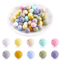 1 x Brand New WEWAYSMILE 100pcs 15mm Silicone Beads, Silicone Round Beads, Round Silicone Beads, for Jewelry Crafts Necklace Bracelet Garland 10 Styles  - RRP €22.8