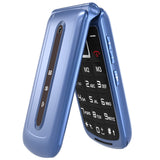 1 x RAW Customer Returns USHINING Mobile Phone for Seniors, Mobile Phone with Big Keys SOS Button 2.4 Inch Screen Quick Call 1000mAh Battery, Easy to Use for Elderly Blue  - RRP €32.99