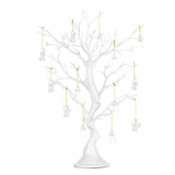 1 x RAW Customer Returns NUPTIO decorative tree Christmas tree Christmas decoration 58 cm Halloween living room wedding white Christmas wedding decoration Christmas trees table decoration indoor bedroom outdoor party tree birthday - RRP €31.95