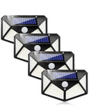 1 x RAW Customer Returns Solar Lamps for Outdoor Use with Motion Sensor Outdoor Solar Lights LED Spotlight Outdoor Lamp Security Wall Light IP65 Waterproof 3 Modes Solar Wall Light for Balcony Garden Garage House Wall Yard Pack of 4  - RRP €37.99