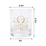 8 x Brand New Men s 40th Birthday Gift, 1983 Whiskey Glass, Decorative Gift to Celebrate Men s 40th Birthday Party, Whiskey Glass for 40th Father, Husband, Boyfriend, Vintage Style Whiskey Glass, 11oz 1983  - RRP €163.2