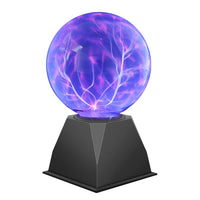 1 x RAW Customer Returns Toolight Plasma Ball 5 Inch, Touch Sensitive and Sound Sensitive Magic Plasma Ball, Flashing Educational Toy Physics Flash Light Plasma Lamp Sphere Light Effects - RRP €19.66