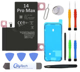 1 x RAW Customer Returns OnlyTech - Premium battery for iPhone 14 Pro Max - 4323 mAh, like the original - Including 12 professional tool sets and display adhesive - RRP €29.9