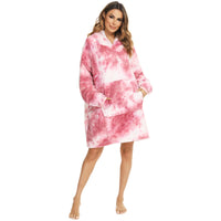 1 x RAW Customer Returns YEPLINS Pullover Hoodie Robe Blanket Hoodie Blanket Hoodie Flannel - RRP €28.22