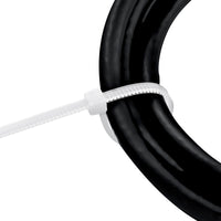 1 x RAW Customer Returns Typicshop Plastic cable ties 3.6mm x 200mm - White plastic clamps, 100 units - RRP €6.94