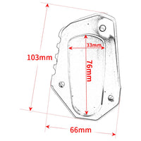 1 x RAW Customer Returns Modeer For Suzuki GSX-S 1000GT 2022 Motorcycle CNC Support Extension Plate Stand Side Stand Pad gsxs 1000 gt gsxs1000gt Accessories Black  - RRP €23.99