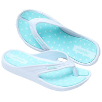 1 x RAW Customer Returns JOMIX Summer Flip Flops Children Boys Girls Slippers Soft Colorful Footbed Sandals Bath Slippers Swimming Pool Sea Beach White, 30 EU  - RRP €18.35