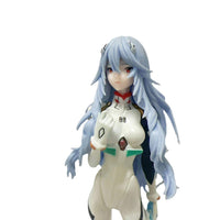 1 x RAW Customer Returns Gensly Anime Figures Rei Ayanami Figures Ayanami Rei Action Figure PVC 22cm Long Hair Version Decoration Collection - RRP €10.07