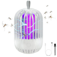 1 x RAW Customer Returns Mosquito trap, electric insect killer, electric fly trap USB, mosquito lamp electric fly swatter electric insect lamp fly trap electric insect catcher for indoor and outdoor - RRP €26.4