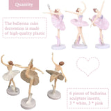 8 x Brand New SUNSK Cake Topper Ballerina Birthday Cake Decorations Kids Cake Decoration Dance Cake Decoration 6 Pieces - RRP €182.4