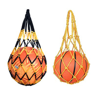 9 x Brand New YDDM Pack of 2 Sports Ball Net Bag, Portable Ball Net Sports, Nylon Ball Net, for Football Basketball Volleyball Rugby Ball Portable Nylon Ball Carry Mesh for Single Ball 2 Colors  - RRP €89.73