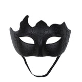 2 x RAW Customer Returns Seglory Venetian Masks, Masquerade Mask Venetian Cosplay Mardi Gras Disguise Masked Ball Venice Carnival Theme Party Costume Mask for Men and Women Black  - RRP €26.2