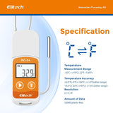 1 x RAW Customer Returns Elitech RC-5 PDF USB Temperature Data Logger Reusable Recorder 32000 Points High Accuracy Extra External Sensor  - RRP €36.99