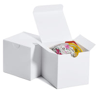 1 x RAW Customer Returns HOUSE DAY 50 pieces gift box gift boxes white gift box with lid for children baby birthday gift wedding Father s Day Father s Day gift 7.6 x 7.6 x 7.6 cm - RRP €15.99