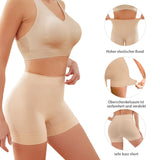 1 x RAW Customer Returns YADIFEN women s cycling shorts, women s shorts, leggings, very short women s shorts, under dress skirt, anti-chafing, comfortable high waist boxer shorts, hot pants, 3 pieces, beige, L - RRP €25.2