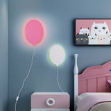 1 x RAW Customer Returns Puhui Balloon Children s Room Lamp, LED RGB Wall Light Dimmable with Touch Remote Control, Indoor Decorative Wall Lamp 2M Cable with Plug and Switch, Mood Lighting for Children, Girls or Boys White  - RRP €40.12