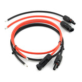 1 x RAW Customer Returns solartronics connection cable for charge controller 6mm 8m - solar cable red black including solar plug and wire end ferrule - solar panel adapter cable - photovoltaic cable H1Z2Z2-K - Made in Germany - RRP €28.95