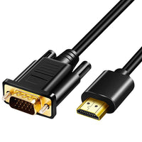 1 x RAW Customer Returns Herfair HDMI to VGA Cable Gold Plated 1080P HDMI to VGA Adapter Active HDMI Digital to VGA Analog Video Converter Cable for Desktop Laptop Projector Monitor - RRP €6.97