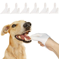 36 x Brand New Dog Toothbrush, 360 Nylon Full Coverage Pet Dog Toothbrush, Easy to Clean Teeth Clean Mouth, 6 Pieces, White - RRP €389.16