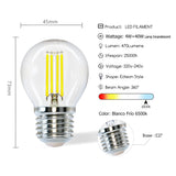 1 x RAW Customer Returns Aigostar LED light bulb, E27 LED 4W vintage cold white bulb, 470 lumen 6500K, beam angle 360 , vintage transparent, flicker-free, not dimmable, pack of 5 - RRP €14.11