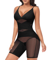 1 x RAW Customer Returns TOMEEK Shapewear Women s Tummy Control Thigh Rubbing Protection Bodysuit, Shaping Body V-Neck Shaping Body Shaper with Adjustable Shoulder Strap Shape Body Corset Body Skin Color, L  - RRP €19.18