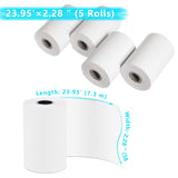 1 x RAW Customer Returns 5 Rolls Printing Paper for Kids Camera, Instant Print Thermal Paper, Refill Paper for Kids Camera Length 23.95ft Width 2.28inch  - RRP €12.78