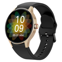 1 x RAW Customer Returns BingoFit Smartwatch for women and men with telephone function, 1.43 AMOLED touchscreen fitness watch, fitness tracker with heart rate monitor, , blood pressure SpO2.50 sports modes, pedometer watch for women and men - RRP €44.36