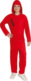 1 x RAW Customer Returns Fiestas Guirca Red Prisoner Costume Child Size 14-16 Years - RRP €19.34