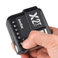 1 x RAW Customer Returns Godox X2T-C flash trigger for Canon 2.4G Wireless, 1 8000s HSS, with 5 group buttons, Bluetooth connection, Quick Lock hot-Shoe - RRP €62.0