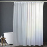 1 x Brand New Shower Curtain, Bathroom Curtain, Waterproof Bathroom Curtain, Shower Curtain for Bathroom, Washable Bath Curtains, Mildew-Proof, Rust-Proof Eyelets, Easy to Install with 12 Hooks, 180 x 180 cm, White - RRP €6.99