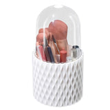 6 x Brand New Make Up Organizer, 360 Rotating Brush Organizer Cosmetic Storage with Dustproof Lid, Eyeshadow Brush Lipstick Case Brush Holder for Dressing Table Bedroom Bathroom - RRP €83.22