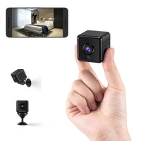 1 x RAW Customer Returns 4K Mini Camera Overview inside WLAN Camera Live Overview Handy APP WiFi IP Camera Indoor with Battery Pack Small Sicherheitskamera with Bewegungsmelder Nachtsicht f r Haustier Baby Alten - RRP €21.6