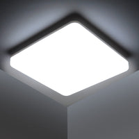 1 x RAW Customer Returns Kambo LED Ceiling Lamp Square Light 48W Modern Ceiling Light Cold White 6500K 4320LM Ceiling Light Bathroom Kitchen Bedroom Hall Office Cellar - RRP €29.21