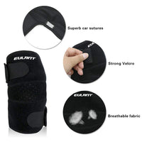 1 x Brand New ONTYZZ Unisex Elbow Support Elastic Elbow Support Breathable Tennis Elbow Brace Badminton Arm Support Adjustable Elbow Support Black-1 Pair  - RRP €17.93