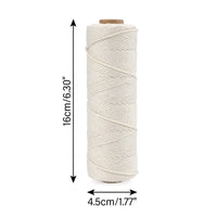 39 x Brand New jijAcraft Bakers Twine Beige Cotton Cord Macrame Yarn 1.5 mm x 100 Meters, Perfect for DIY Crafts, Meat Tying, Sausage Making - RRP €306.54