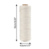 12 x Brand New jijAcraft Bakers Twine Beige Cotton Cord Macrame Yarn 1.5 mm x 100 Meters, Perfect for DIY Crafts, Meat Tying, Sausage Making - RRP €94.32