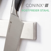 1 x RAW Customer Returns Coninx magnetic knife strip 40cm with high load capacity Magnetic stainless steel knife holder kitchen knife 1400 Gauss magnet Easy to install without drilling beautifully crafted with rounded corners - RRP €23.56