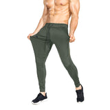 1 x RAW Customer Returns BROKIG Men s Lightweight Joggers Gym Slim Fit Long Sweatpants with Pockets Army Green S - RRP €36.25