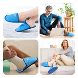 1 x RAW Customer Returns NEWGO Gel Cooling Socks 1 Pair, Chemotherapy Cooling Shoes, Heat and Cold Therapy Cooling Pad Ice Socks for Chemotherapy, Rheumatism, Gout, Foot Pain and Sprains, One Size Unisex Blue  - RRP €22.18