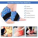 1 x RAW Customer Returns NEWGO ankle cooling pads, pack of 2, ankle cooling bandage, legs cooling pads, hot cold compress for sprained ankles, cool pack gel, swelling, Achilles tendonitis, heel pain - RRP €20.15