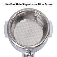 1 x RAW Customer Returns Tnfeeon Coffee Products, 54mm Bare Bottomless Portafilter Compatible with 54mm Machine 2-Ear Bottomless Portafilter Handle with Single Layer Filter Screen A2 Beech  - RRP €23.63