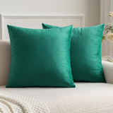 7 x Brand New MIULEE velvet cushion cover pillowcase pillow covers sofa cushions decorative throw pillows couch cushions decorative cover cover decorative pillows for sofa living room bedroom set of 2 60 x 60 cm malachite green - RRP €157.43