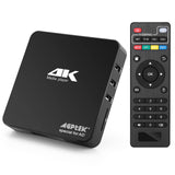 1 x RAW Customer Returns AGPTEK 4K 60hz MP4 Media Player Support 8TB HDD 256G USB Drive SD Card with HDMI AV Output for HDTV PPT MKV AVI MP4 H.265, Supports for Advertising, Subtitle Timing and Keyboard Control - RRP €82.99